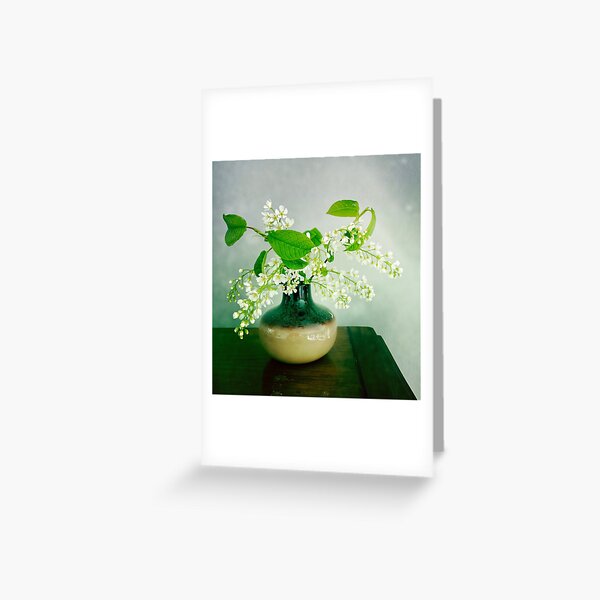 Flowers in vase Greeting Card