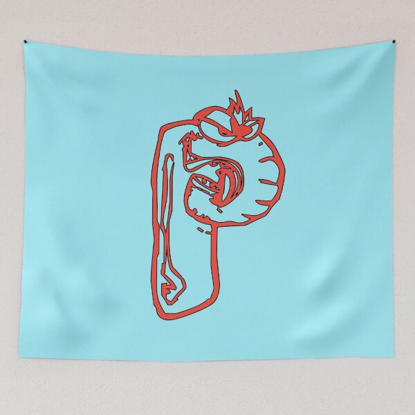 Item preview, Scary Initial Monogram P designed and sold by Rajeev  Singh.