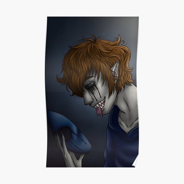 Eyeless Jack Wall Art Redbubble