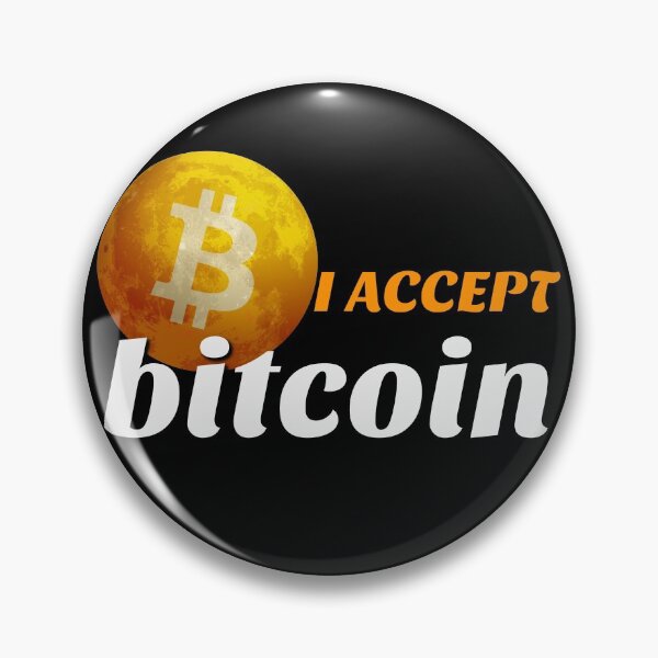 Item preview, I Accept Bitcoin designed and sold by hanlynstyle.