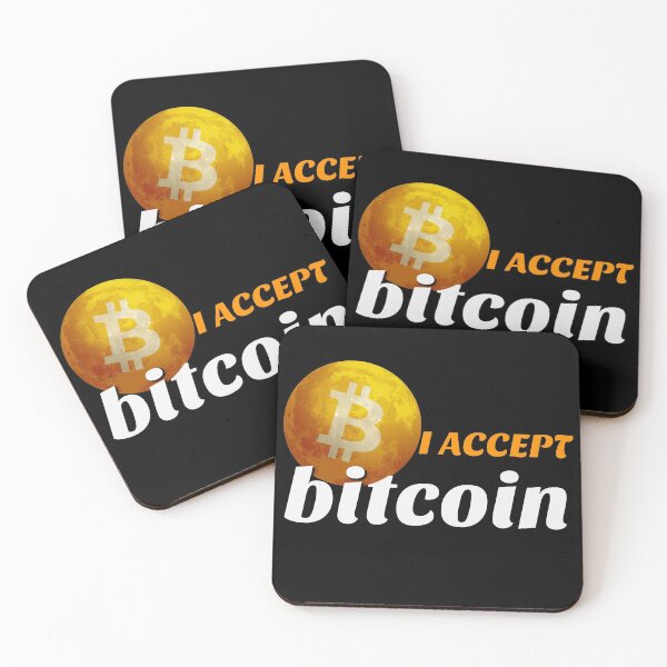 Item preview, I Accept Bitcoin designed and sold by hanlynstyle.