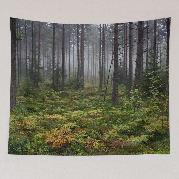 Item preview, Swedish Forest on a Misty Morning  designed and sold by Hilda Rytteke.