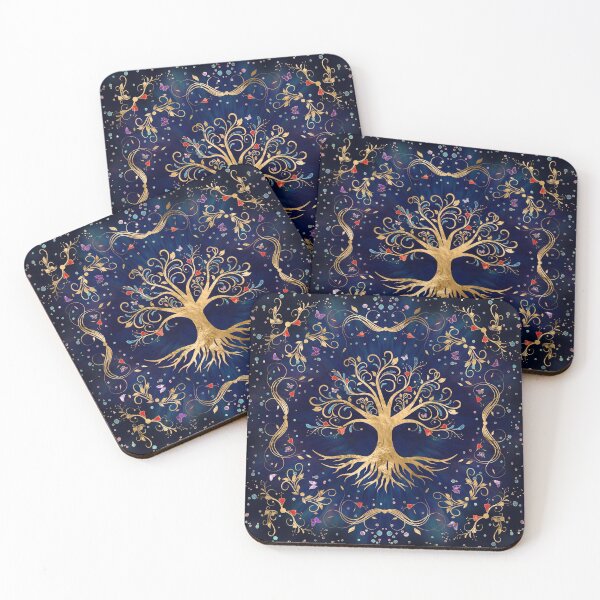 Item preview, Colorful Tree of Life - Yggdrasil  designed and sold by k9printart.