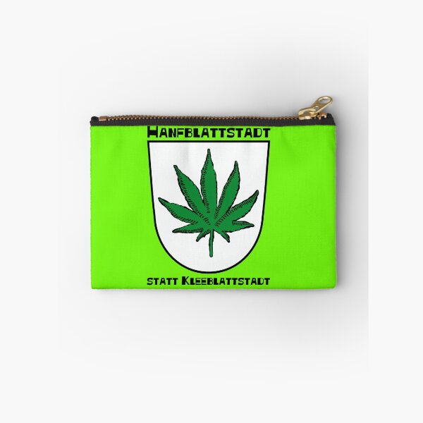 Item preview, Hemp leaf city instead of clover leaf city (with black letters) designed and sold by Rainer Kristuf.