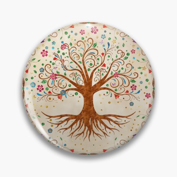 Item preview, Colorful Tree of Life - Yggdrasil  designed and sold by k9printart.