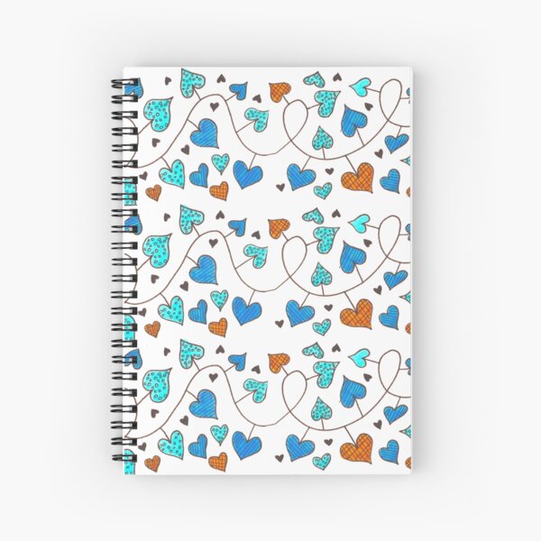 Heart on a rope Spiral Notebook