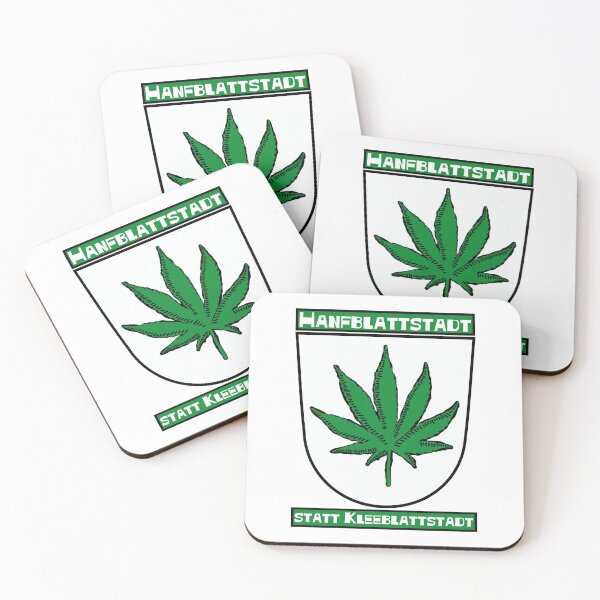 Item preview, Hemp leaf city instead of clover leaf city (with green bar and white lettering) designed and sold by Rainer Kristuf.