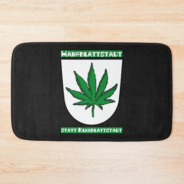 Item preview, Hemp leaf city instead of clover leaf city (with green bar and white lettering) designed and sold by Rainer Kristuf.
