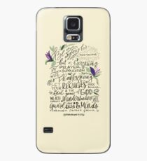 Philipper 4: 6-7: Design 1 Hülle & Skin für Samsung Galaxy