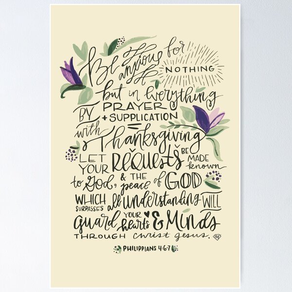 Item preview, Philippians 4:6-7 : Design 1 designed and sold by marjoriejackson.