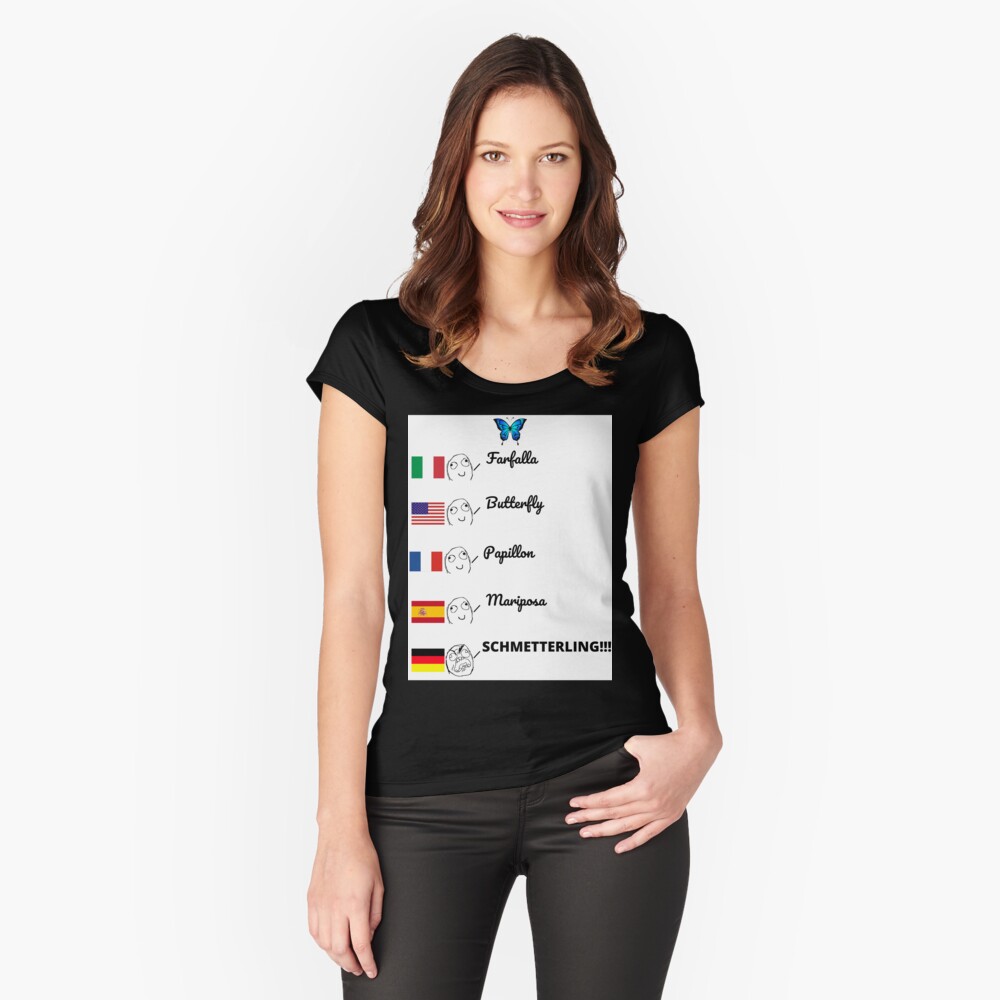 Item preview, Fitted Scoop T-Shirt designed and sold by businessrahman.