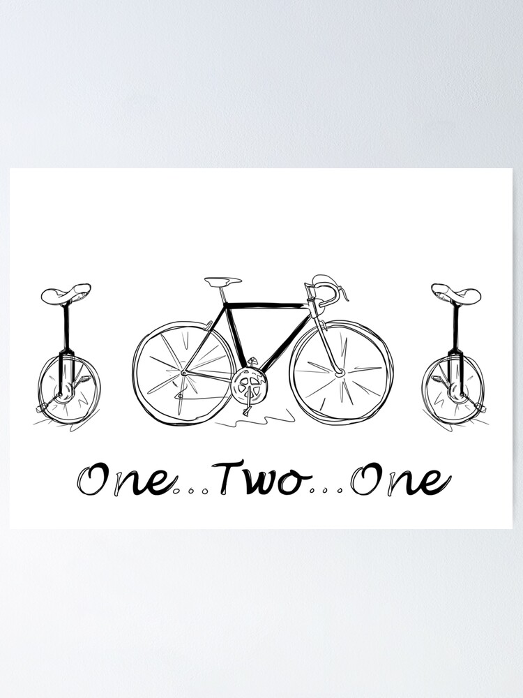 Thumbnail 1 of 3, Poster, One...Two...One designed and sold by Freckled.