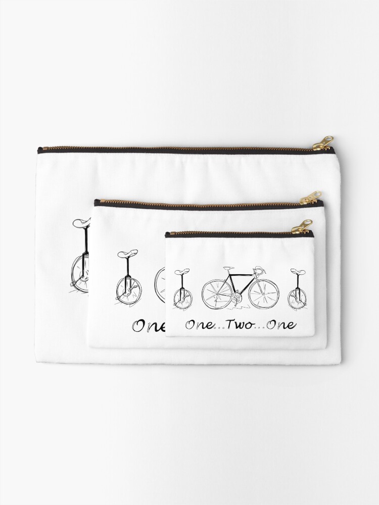 Thumbnail 2 of 4, Zipper Pouch, One...Two...One designed and sold by Freckled.