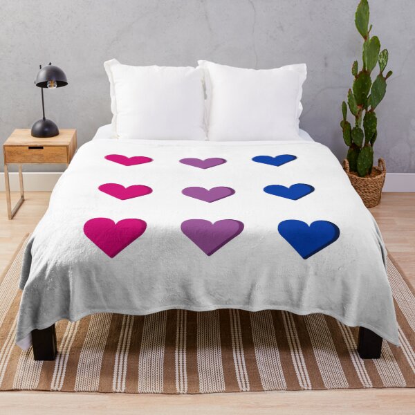 Item preview, Bisexual Flag Colors Hearts Bi LGBTQ+ Pride designed and sold by Inspirationmotivation.