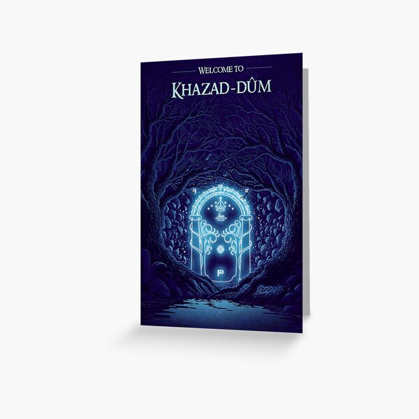 Artikel-Vorschau von Willkommen in Khazad-dum, designt und verkauft von Syntetyc.