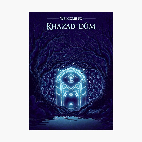 Aperçu de l'œuvre Bienvenue à Khazad-dum  créée et vendue par Syntetyc.