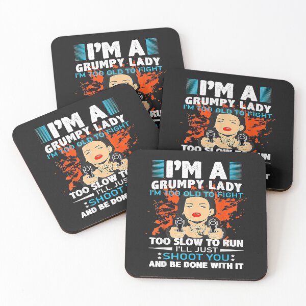 Item preview, Im A Grumpy Lady Im Too Old To Fight Too Slow To Run TShirt16 designed and sold by emilydor.