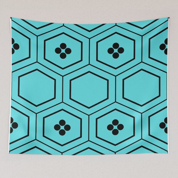 Item preview, Pattern dotted turquoise hexagon designed and sold by KQ1985.