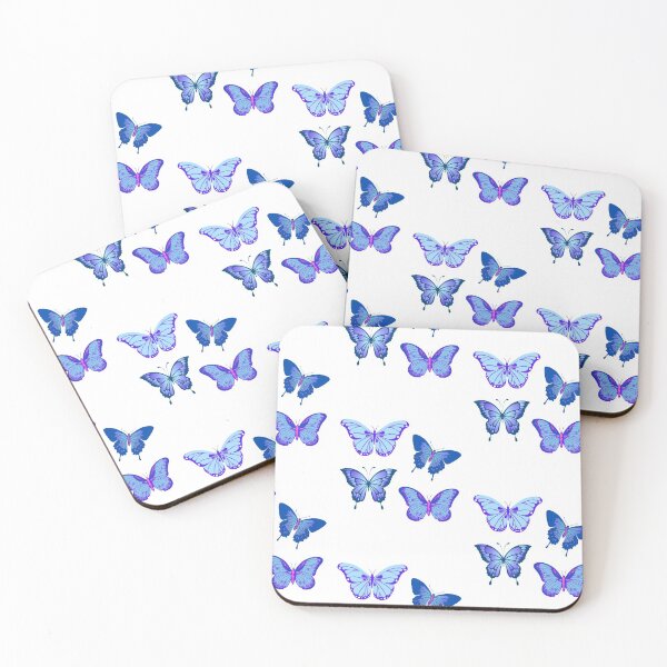 Item preview,  Cute butterfly stickers pack (in white)  designed and sold by RebelliousRosee.