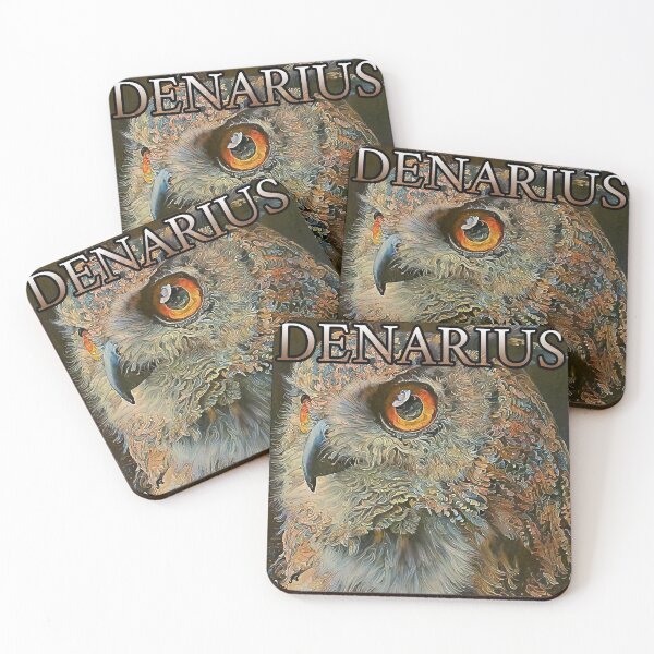 Item preview, Prowling Owl On The Hunt - Denarius designed and sold by LostLegends.