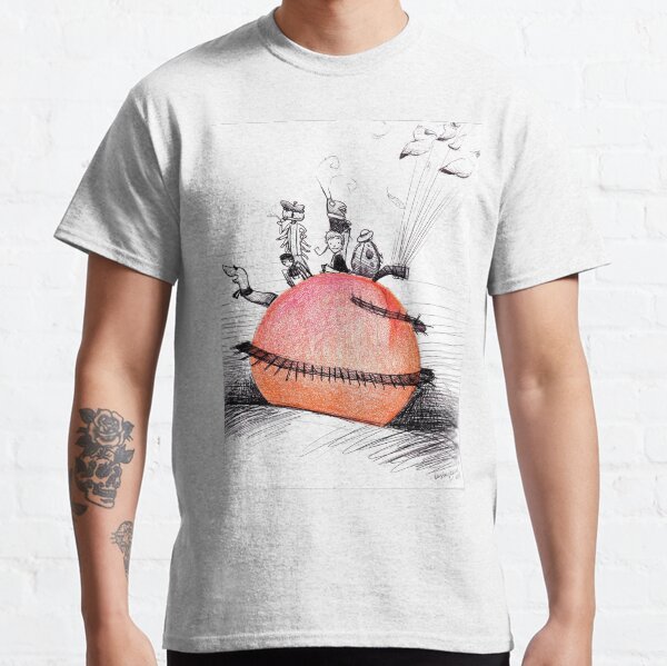 Pas si géant James et la pêche T-shirt classique