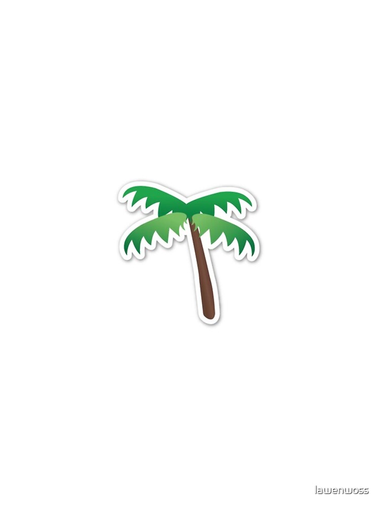 "palm tree emoji" iPhone Case & Cover by lawenwoss Redbubble
