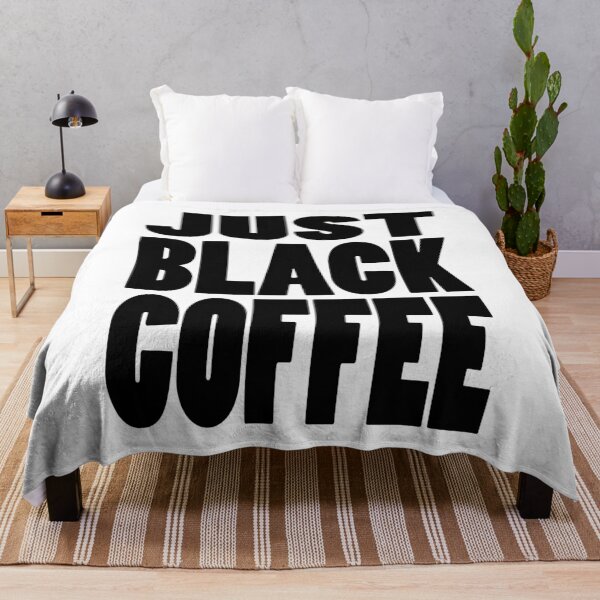 Item preview, JUST BLACK COFFEE | Mug and drink instructions designed and sold by Cevil.