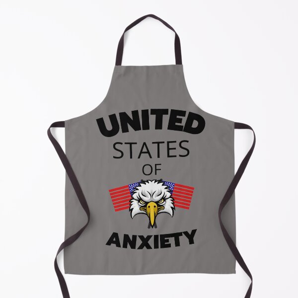 Item preview, Funny United States of Anxiety Tshirt, Funny Sarcastic saying  designed and sold by wijit.