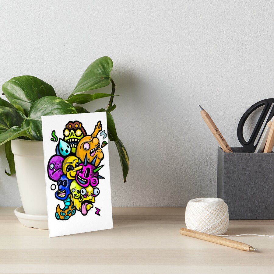 Item preview, Art Board Print designed and sold by RiotGrafix.