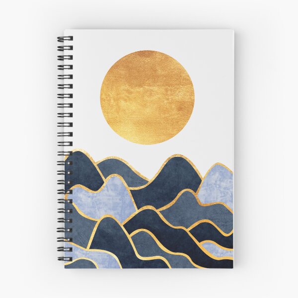 Item preview, Silhouettes of mountains. Abstraction of textured plaster with gold elements. Mural, gold texture designed and sold by darkmoonlight-.