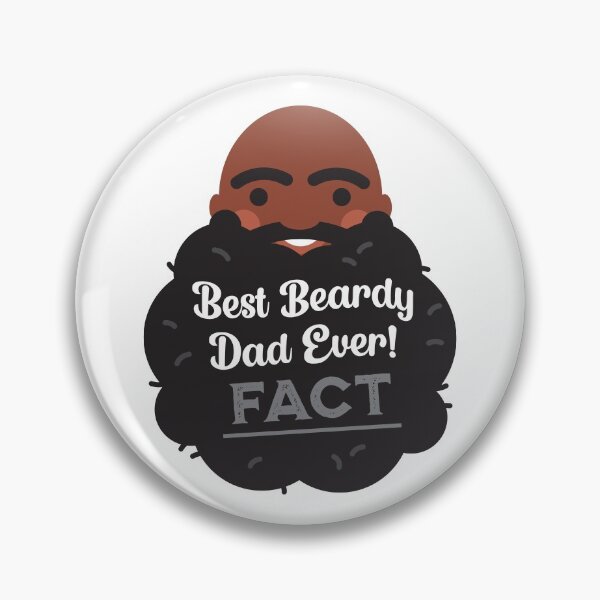 Item preview, Best (Black) Beardy Dad Ever FACT! designed and sold by VicEllisArt.