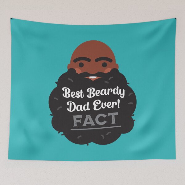 Item preview, Best (Black) Beardy Dad Ever FACT! designed and sold by VicEllisArt.