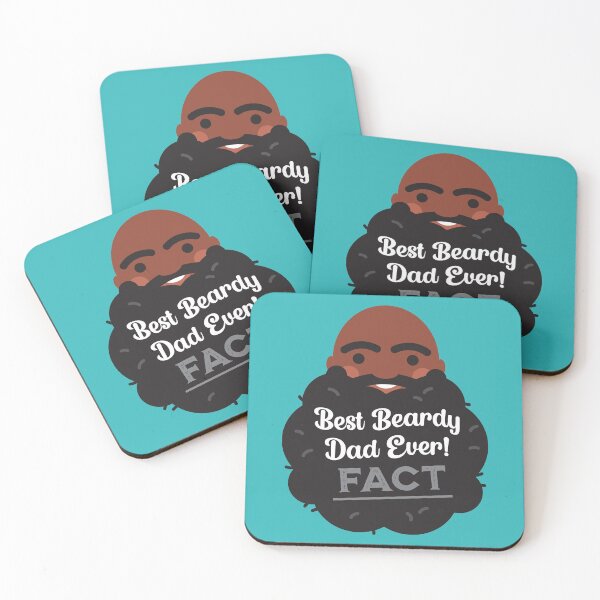 Item preview, Best (Black) Beardy Dad Ever FACT! designed and sold by VicEllisArt.