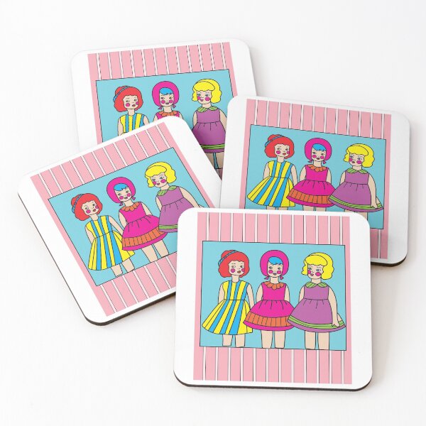 Item preview, Colorful Retro Doll designed and sold by flofin.
