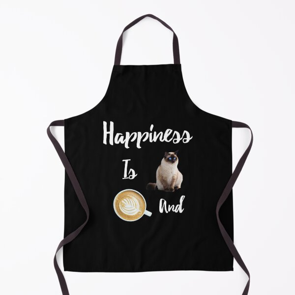 Item preview, Happiness Is Siamois And Coffee designed and sold by medbdj.