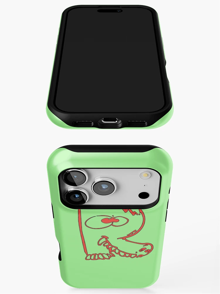 Thumbnail 3 of 4, iPhone Case, Scary Initial Monogram R designed and sold by Rajeev  Singh.