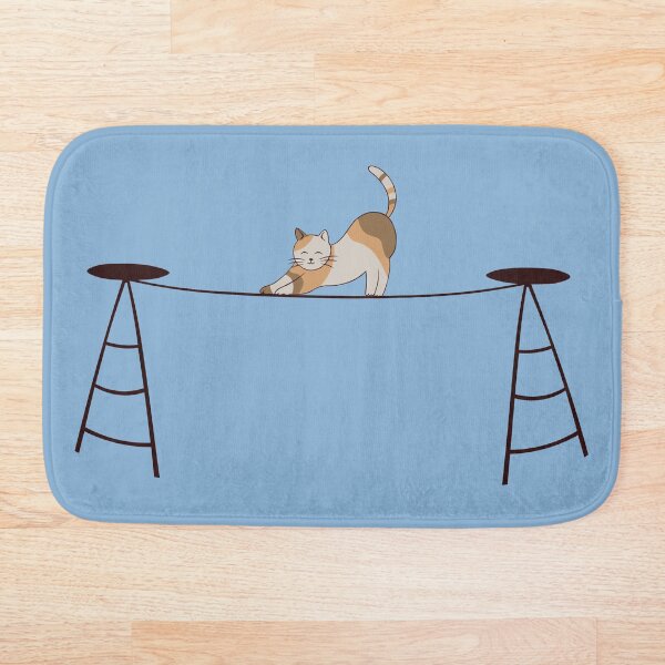Item preview, Cute Cat on Tightrope  designed and sold by DesignsbyMaeve.
