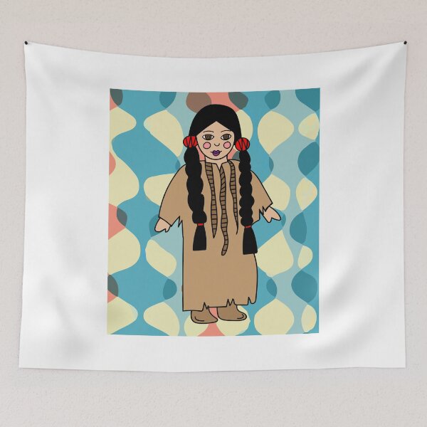 Item preview, Colorful Retro Doll designed and sold by flofin.
