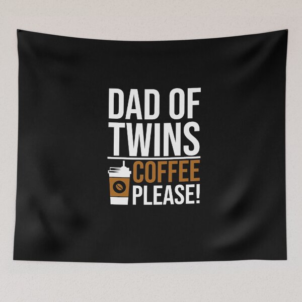 Item preview, dad of twins coffee please  designed and sold by uranus1store.