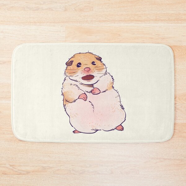 Item preview, I draw shook scared screaming hamster / funny animal meme designed and sold by RansRoom.