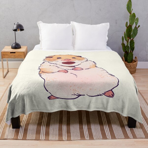 Item preview, I draw shook scared screaming hamster / funny animal meme designed and sold by RansRoom.