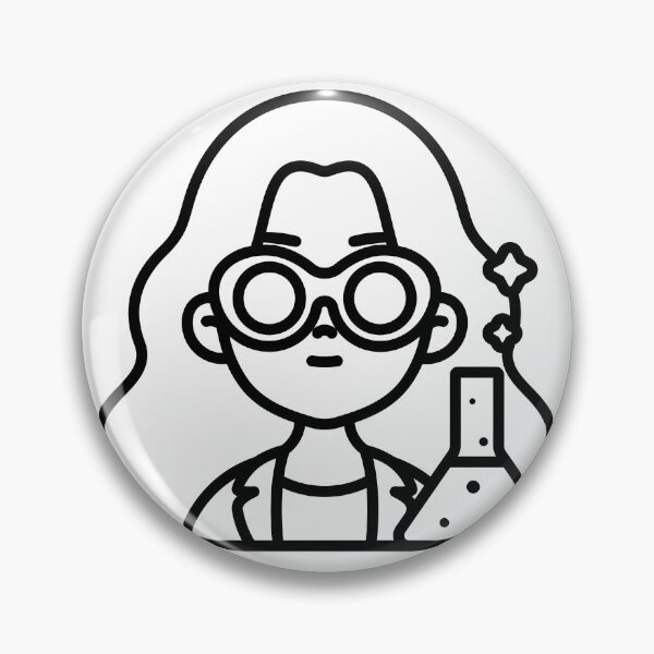 Item preview, A simple black female artist icon  designed and sold by FCEalin.