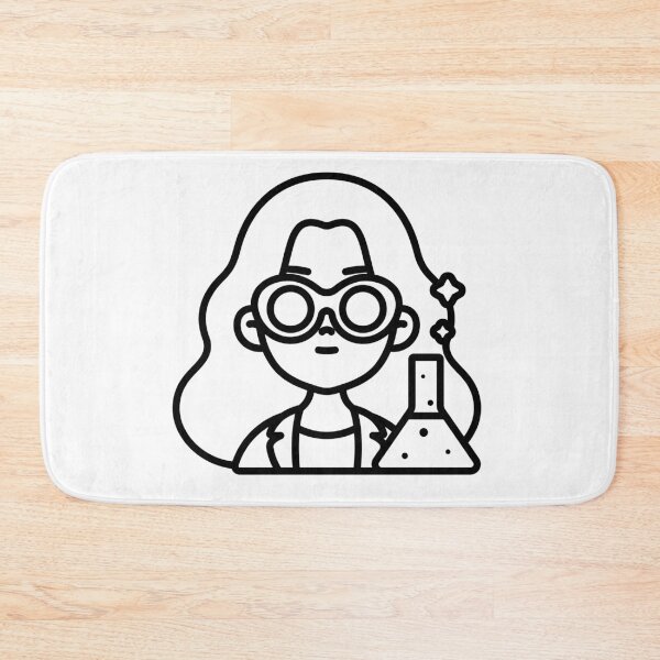 Item preview, A simple black female artist icon  designed and sold by FCEalin.
