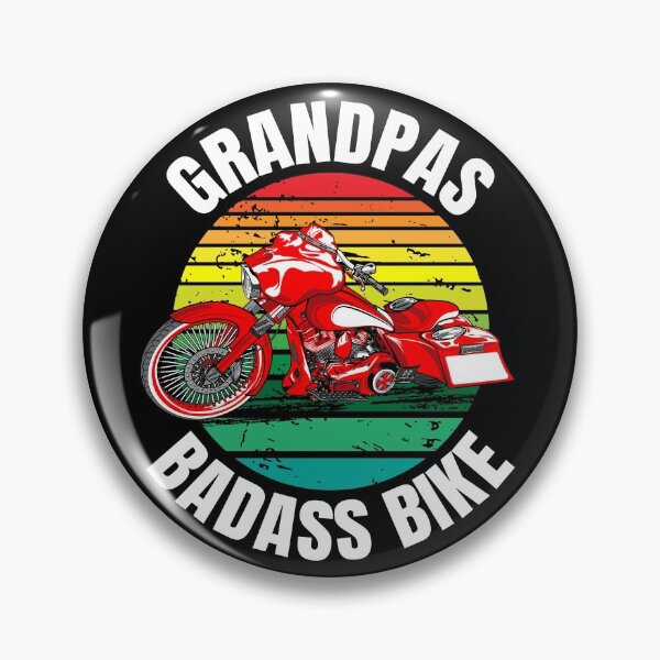 Item preview, Grandpas badass bike, coolest grandpas, badass grandpas, Touring Motorcycle designed and sold by Lekrock.