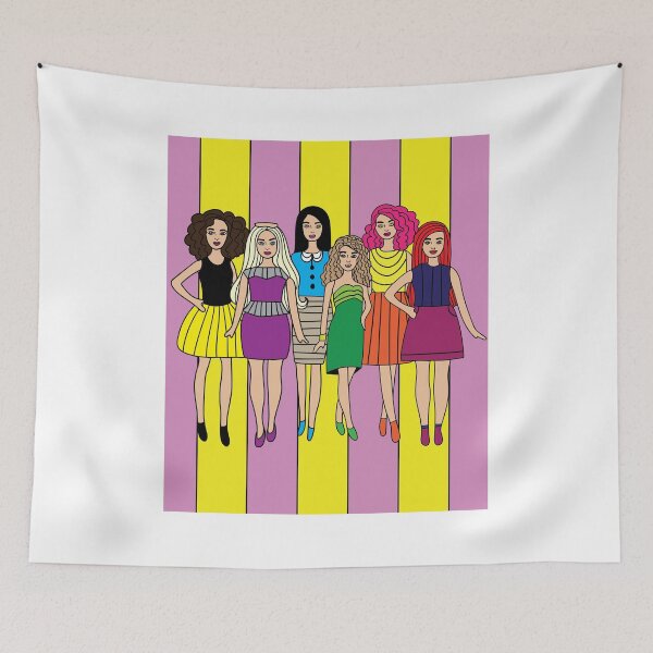 Item preview, Colorful Retro Doll designed and sold by flofin.
