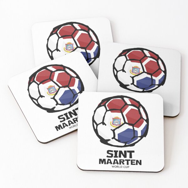 Item preview, Sint Maarten Football Country Flag designed and sold by KewaleeTee.