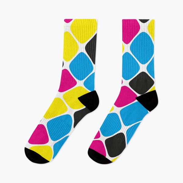 Item preview, Diagonal Squircle Pattern (CMYK) designed and sold by John Uttley.