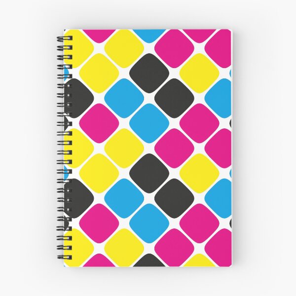 Item preview, Diagonal Squircle Pattern (CMYK) designed and sold by John Uttley.