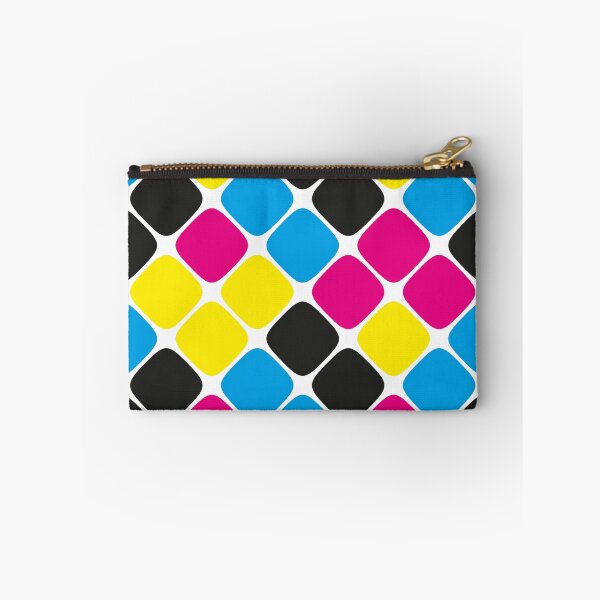 Item preview, Diagonal Squircle Pattern (CMYK) designed and sold by John Uttley.