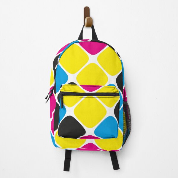 Item preview, Diagonal Squircle Pattern (CMYK) designed and sold by John Uttley.